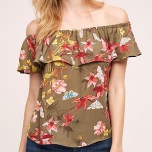 Maeve Anthropologie off the shoulder top